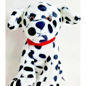 QSP A Great American Company 12" Dalmatian Dog Plush Stuffed Animal Red Bandana